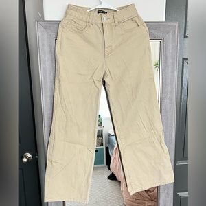 SHEIN tan wide leg pants